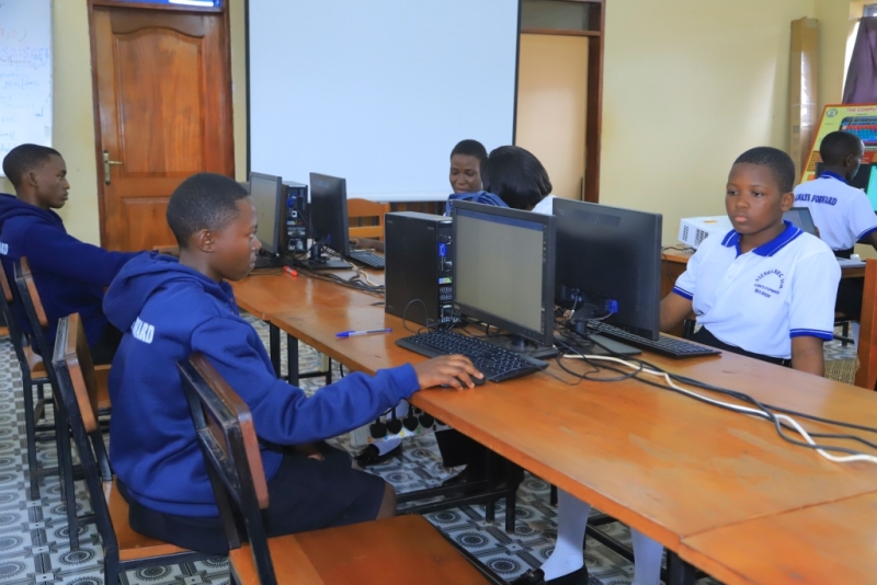 Nyenga SSS Transformed by Rotary Club Partnership: Computers, New Toilets, and Books Elevate Learning